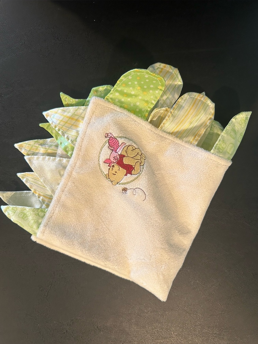 Disney Cream Lovey with Yellow and Green Accents